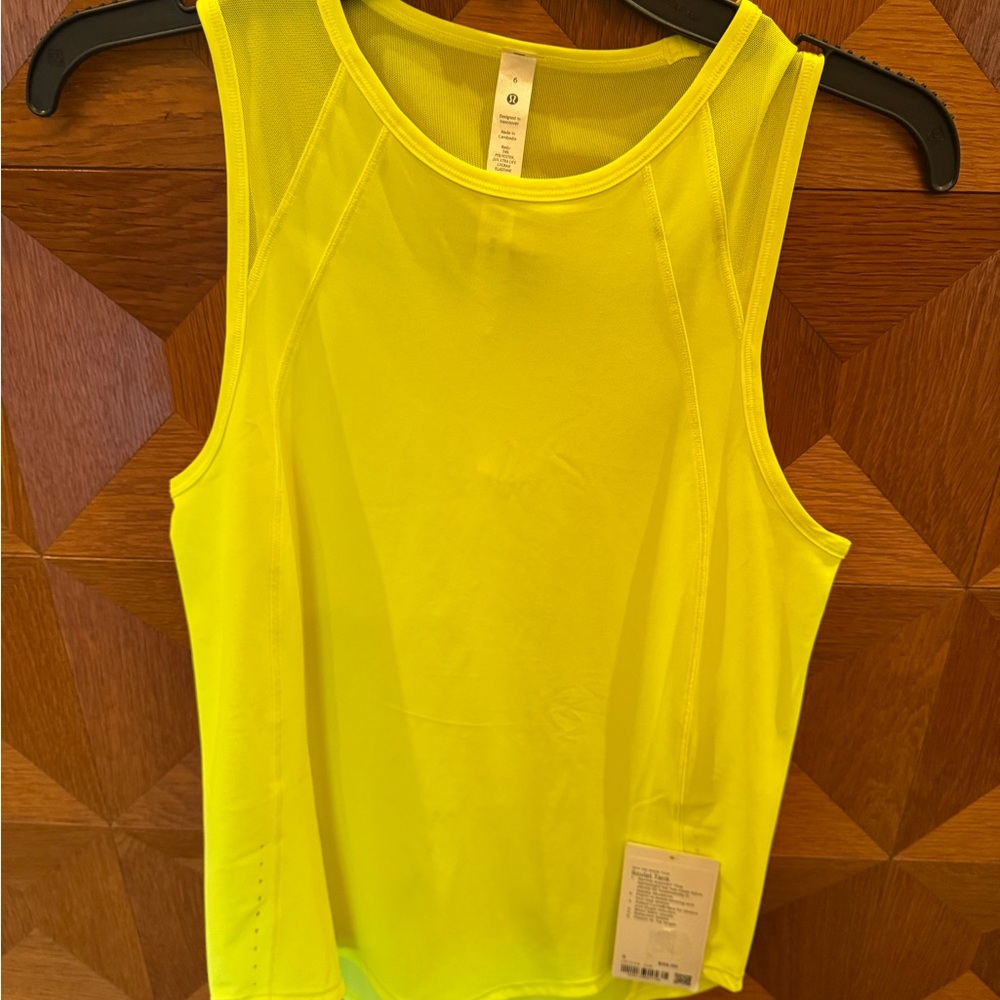 Bright Yellow Sleeveless Top